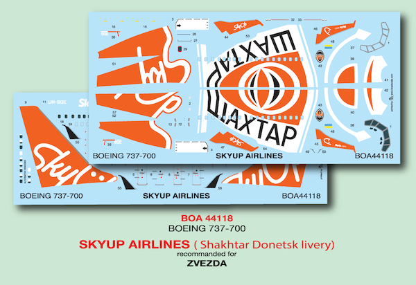 Boeing 737-700 (SkyUp Airlines, Shakhtar Donetsk liverey) boa144118