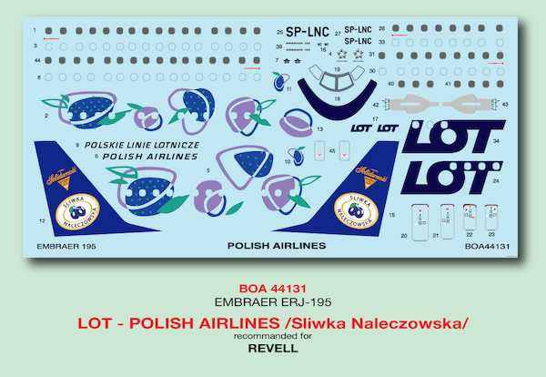 Embraer ERJ-195 LOT Polish Airlines (Revell) boa144131