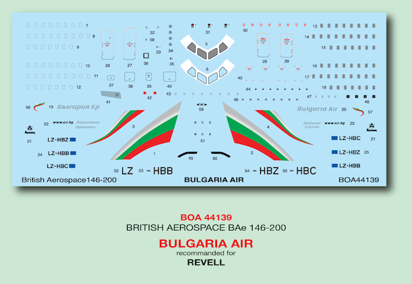 British Aerospace BAe146 (Bulgaria Air) BOA144139