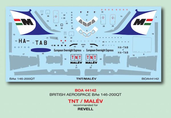 British Aerospace BAe146QT (TNT- Malev) BOA144142