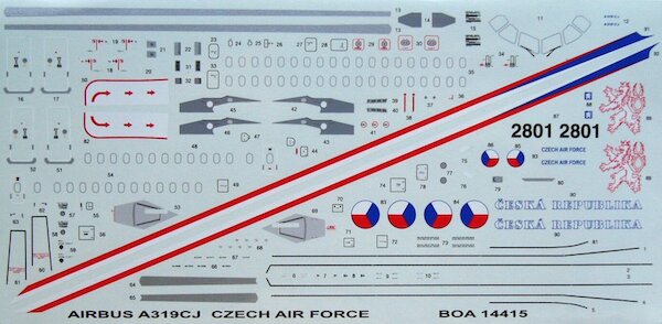 Airbus A319CJ (Czech Air force) (REPRINT) boa14415