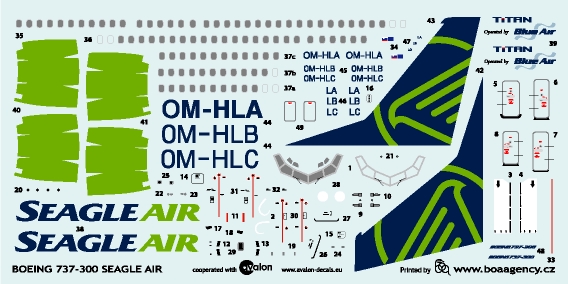 Boeing 737-300 (Seagle Air)  boa14430