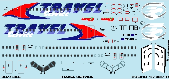 Boeing 767-300 (Travel Service)  boa14433