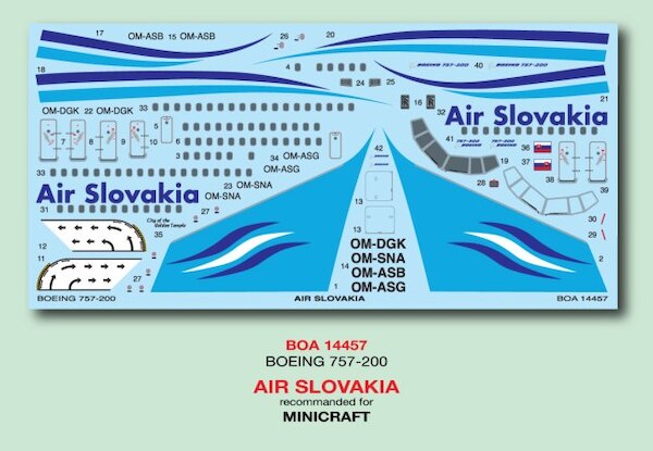 Boeing 757-200 (Air Slovakia)  boa14457