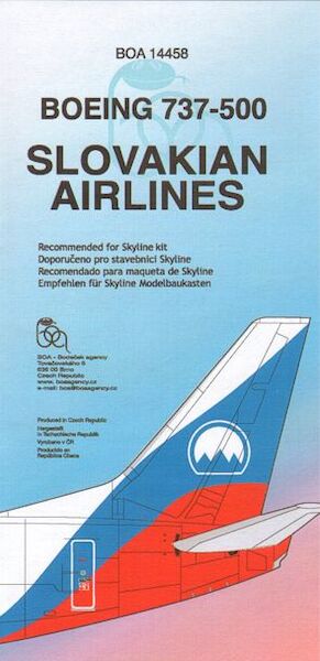 Boeing 737-500 (Slovak Airlines) boa14458