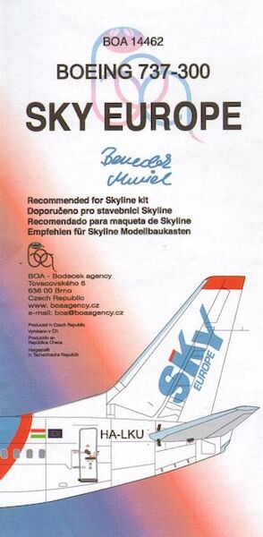 Boeing 737-300 (Sky Europe 'Muriel") boa14462
