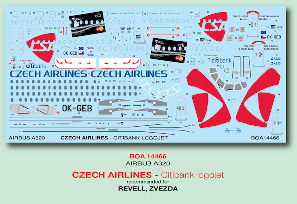 Airbus A320 (Czech Airlines CITIBANK) boa14466