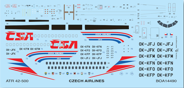 ATR42-500 (CSA Czech Airlines)  boa14490