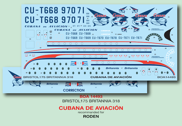 Bristol Britannia (Cubana) boa14493