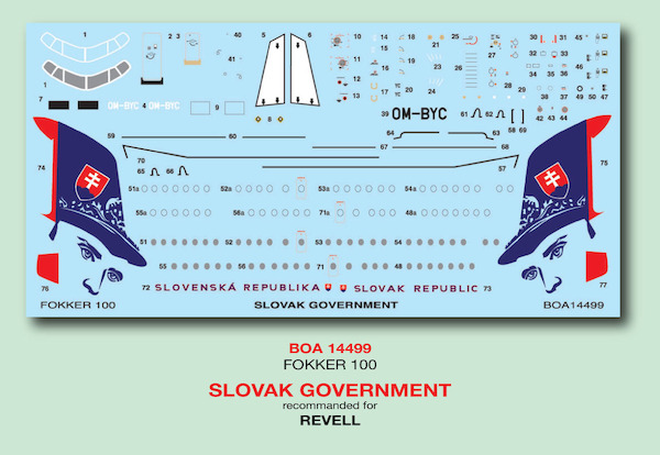 Fokker F100 (Slovak Government) boa14499