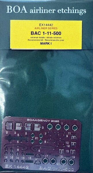 BAC1-11-500 external details (MARK I)  EX14442