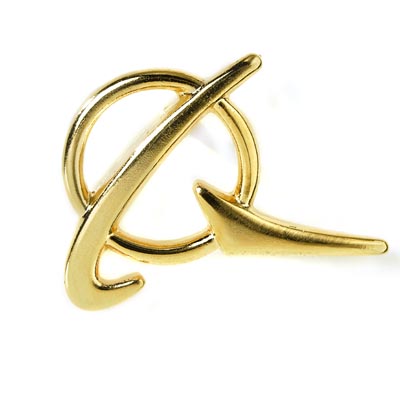 Boeing Symbol Gold Lapel Pin  580080020092