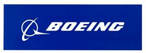 Boeing Signature Blue Sticker 580080040037