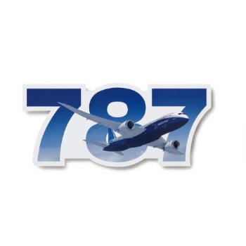 Boeing 787 Die-Cut Sticker 585085030049
