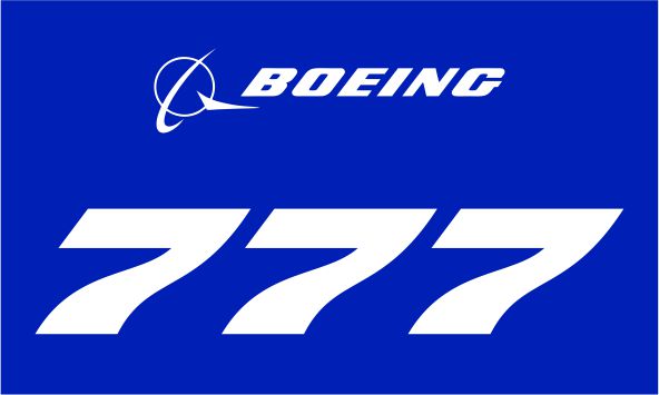 777 Blue Sticker STICK 777 BLUE