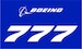 777 Blue Sticker 580080040016