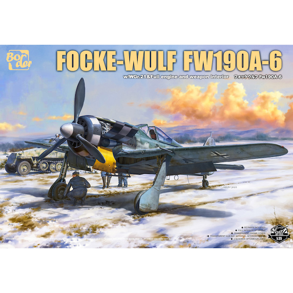 Focke Wulf FW190A-6 with full engine and weapon interior (Markings Include one Deelen AFB, Netherlands example of 1./1JG!!) (BACK IN STOCK) BF003