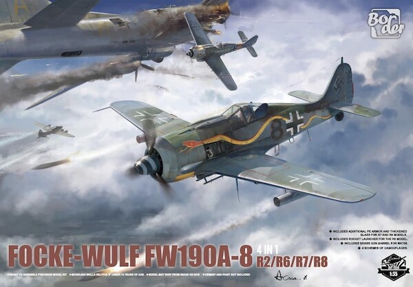 Focke-Wulf Fw-190A-8 R2/R6/R7/R8 BF009