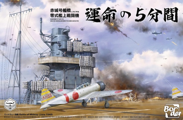 Mitsubishi A6M2 Zero and Akagi Flight Deck  BSF-002