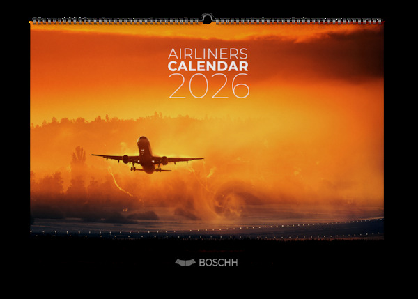 Airliners Calendar 2026  8785342540286