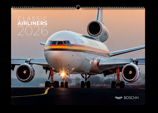 Classic Airliners Calendar 2026  8785342540309