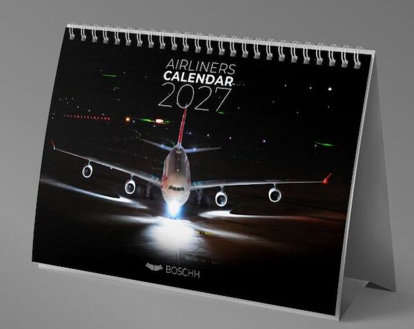 Airliners 2027 Desktop Calendar 2027 AL DESK