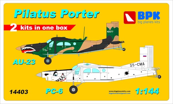 Pilatus Porter PC6, AU23 (2 kits included)  BPK14403