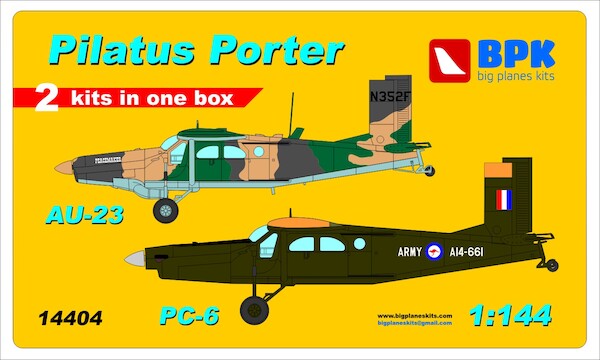Pilatus Porter PC6, AU23 (2 kits included)  BPK14404