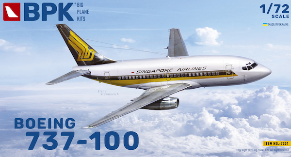 Boeing 737-100 (Singapore Airlines, Lufthansa) (BACK IN STOCK)  BPK7201