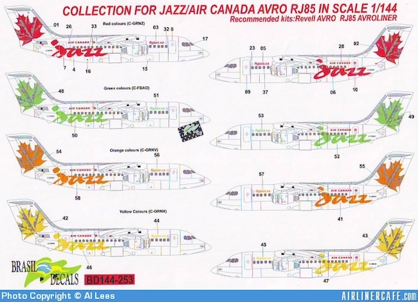 Avro RJ85 (Jazz/Air Canada)  BD144-253