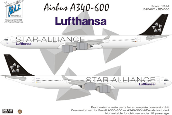 Airbus A340-600 (Lufthansa Star Alliance) b4f46c-BZ4060