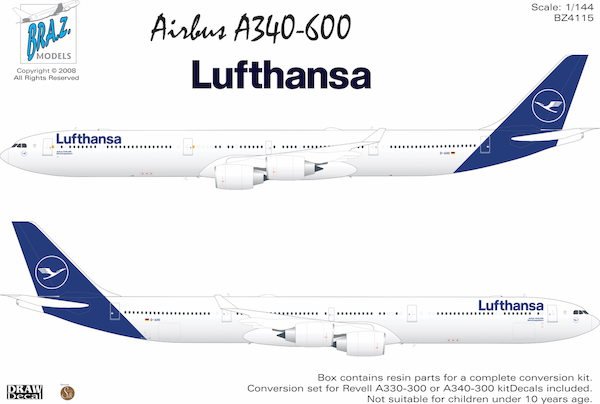 Airbus A340-600 (Lufthansa NC) BZ4115