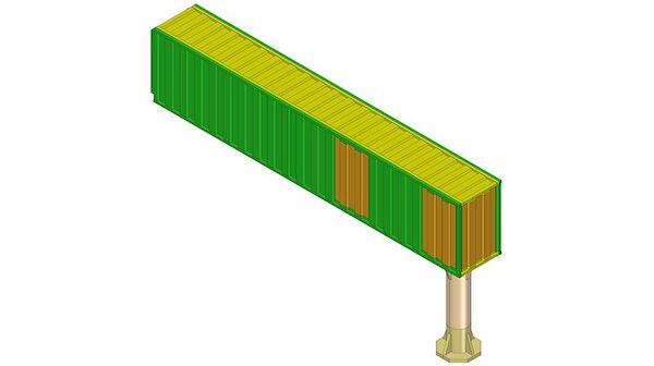 Airport Terminal to Jetway Connecting Bridge Container Style  BZ4120