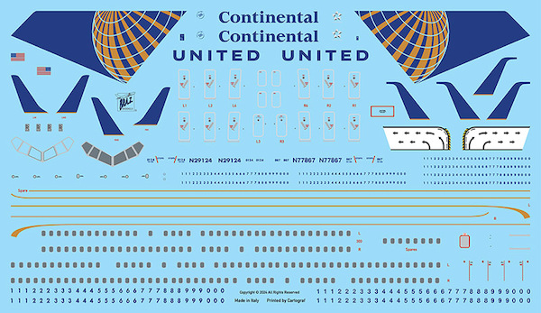 Boeing 757-200/300 Continental / United Airlines  BZD420