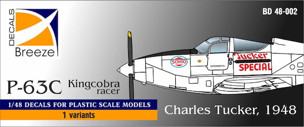 Bell P-63C Kingcobra racer "Tucker Special" pilot Charles Tucker, 1948 BD 48-002