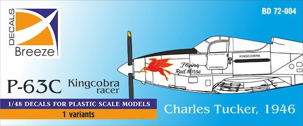 Bell P63C Kingcobra racer "Flying Red Horse" pilot Charles Tucker, 1946 BD 72-004