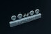 Messerschmitt BF109A-F Wheels For 2 planes brl144182