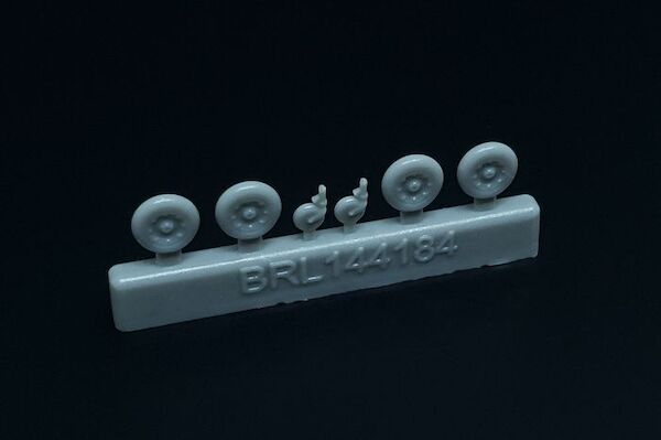 Messerschmitt BF109K Wheels For 2 planes brl144184