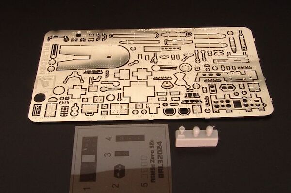 Detail set Mitsubishi A6M5c Zero - Interior (Hasegawa)  BRL32024
