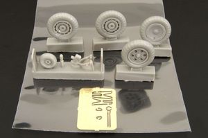 Wheels for FW190 (early and late) plus tailwheel  BRL48037
