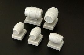 Wooden barrels 2 sizes brl48067