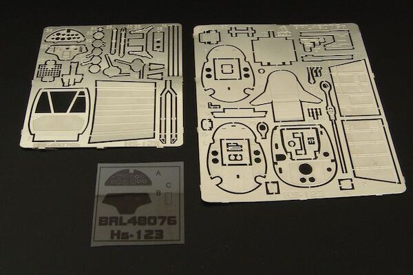 Detailset Henschel Hs123 Interior (Esci,Italeri kit) BRL48076
