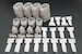C130E/H Hercules Engine and Propeller set (Italeri kit) BRL48125