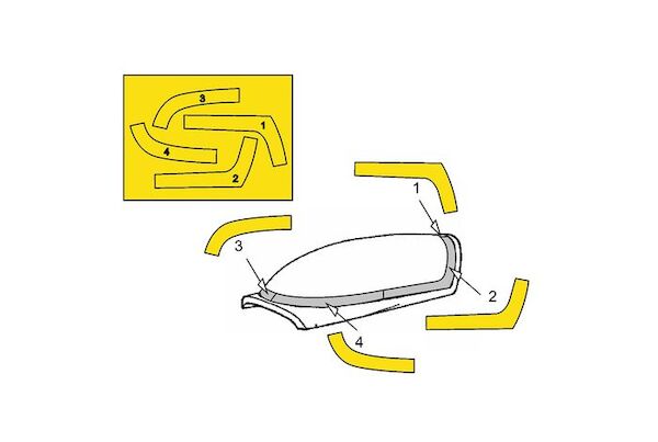 Extra EA300L Canopy Mask (Brengun kit) BRL48156