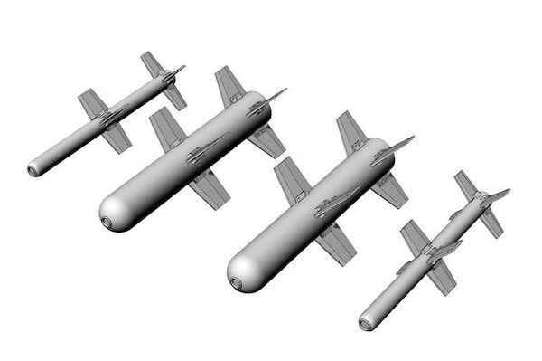 Bayraktar TB2 laser guided missiles (for Clear Prop kit)  brl48179