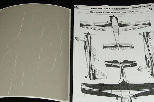 Paint Mask for Zlin Z50 (Brengun) BRL72098