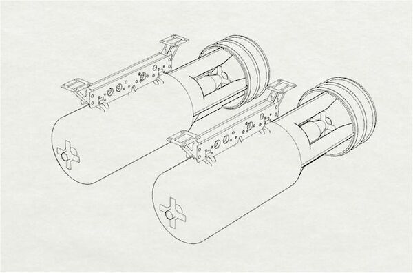 Depth Charge MK54 with Bomb Rack (2x)  BRL72164