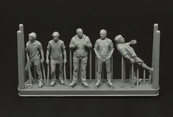 Aeroclub members-5 figures (3D print) BRL72302