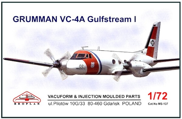 Grumman VC4A Gulfstream I (US Coast Guard - 3 options)  MS-137