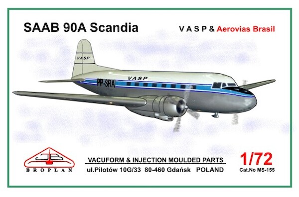 SAAB 90A Scandia (VASP and Aerovias Brasil)  MS-155